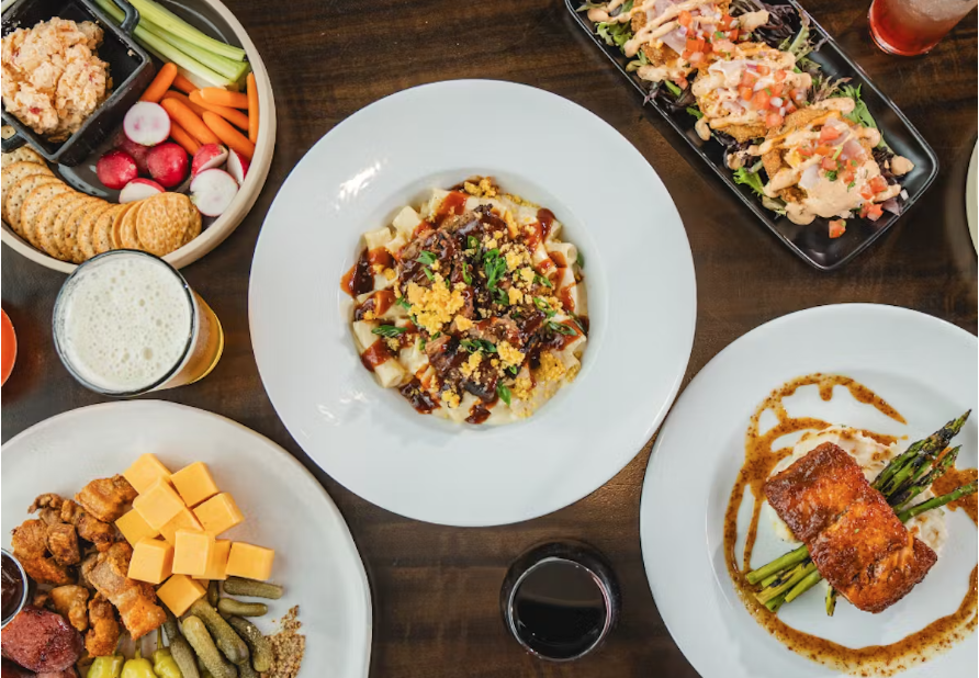A spread of festival dishes.