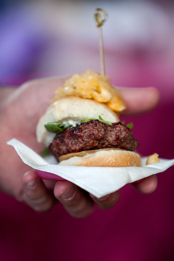 A gourmet slider.