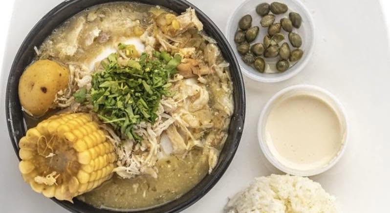 A Colombian plate from Cardira's Columbian.